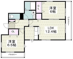 フォレスト笹野台の物件間取画像